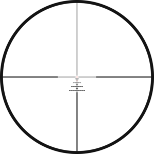 3GR reticle subtension diagram