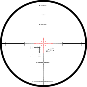 MSR2/Ki reticle subtension diagram