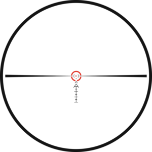 SI1 reticle subtension diagram